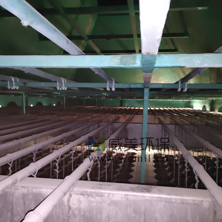 黃磷水淬渣、渣汽處理工序配套靜電除霧器內(nèi)部