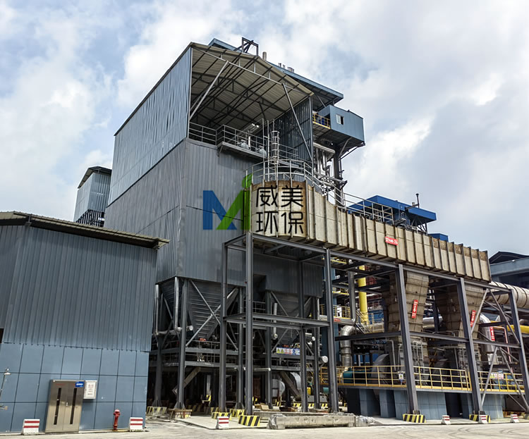 運(yùn)行一年的黃磷尾氣綜合利用預(yù)處理裝置布袋除塵器