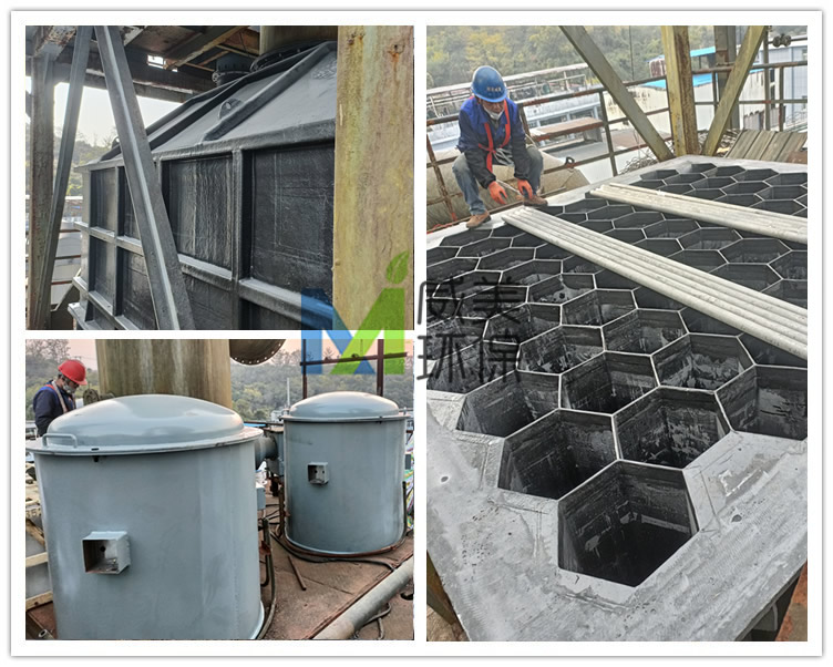 磷化工溫電除塵器維修項(xiàng)目氣室、絕緣箱、陽(yáng)極管束