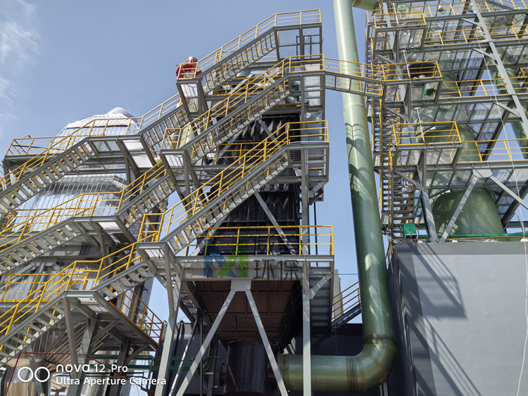 山東危廢綜合利用處置項目濕電除塵器調試