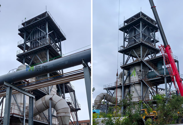 寧夏氫氰酸項(xiàng)目階段性安裝完畢待調(diào)試